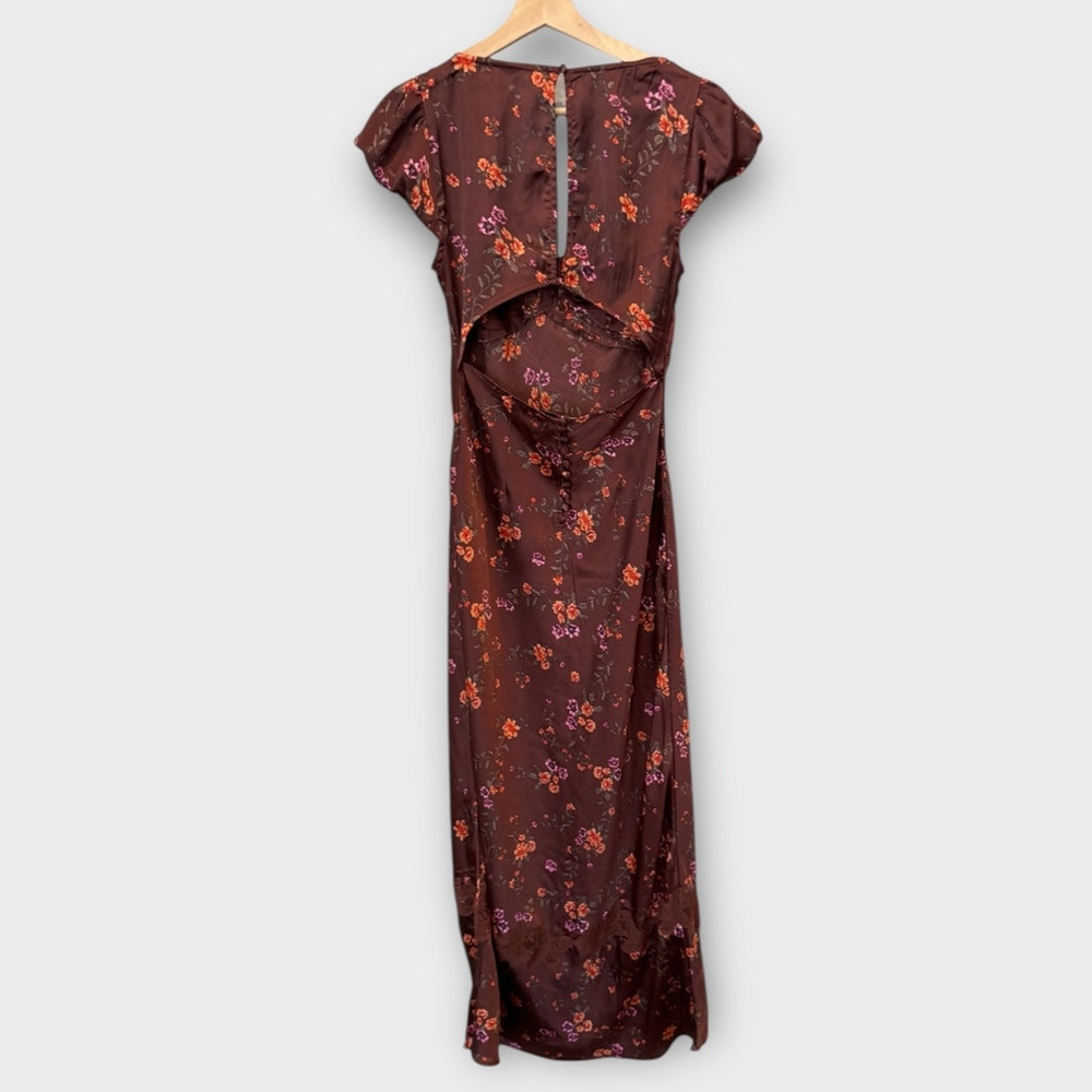 NEW Free People Butterfly Babe Cutout Maxi Dress Size Small - Picture 6 of 14